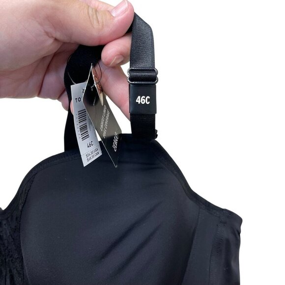 NEW Torrid Curve Lightly Lined Underwire T-shirt Bra Size 46C Black - Picture 4 of 8